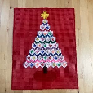 Vintage Knitted Wall Tree